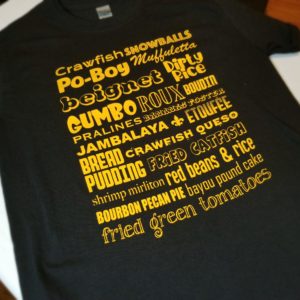 NOLA Food Collage Tee